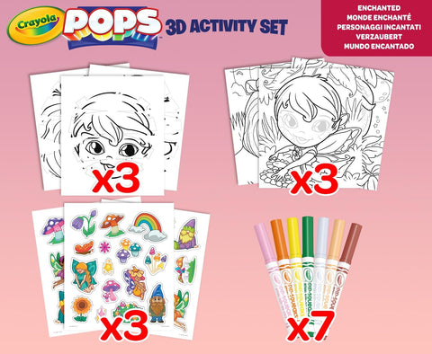Crayola POPS Enchanted 3D Activity Set