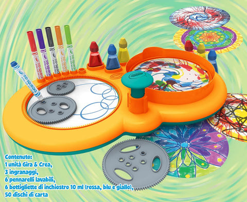 Crayola Spin & Spiral Art Station Deluxe Edition