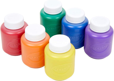 Crayola 6 59ml Washable Paint Jars