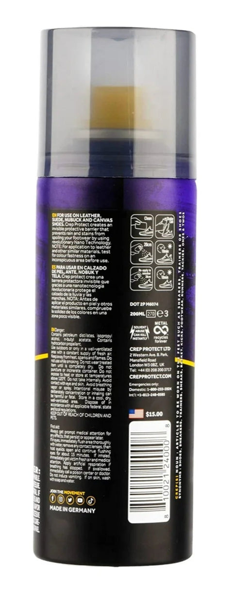 Crep Protect Shoe Protector Spray Rain & Stain Waterproof