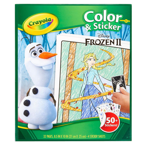 Crayola Disney Frozen 2 Color & Sticker Book