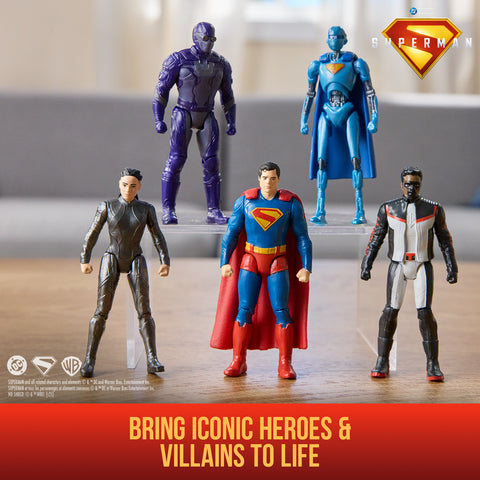 DC Comics Superman Movie Heroes Vs. Villains 3-inch Action Figure 5-Pack