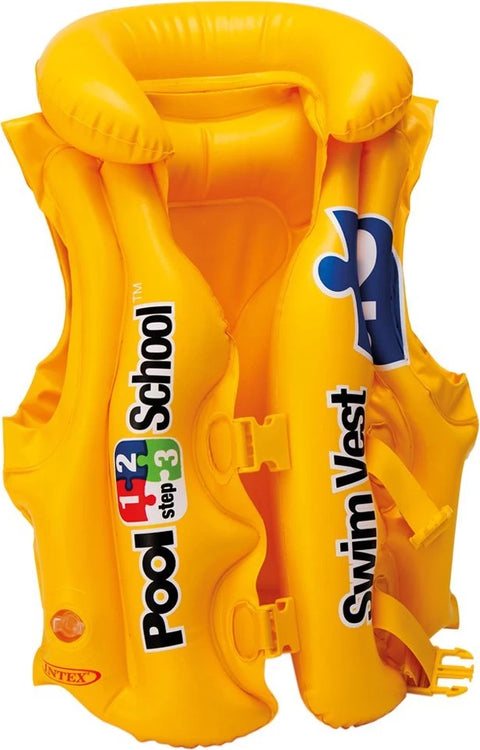 Intex Deluxe Pool School Swim Vest 18-30kg
