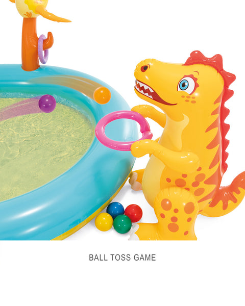 Intex Dinoland Inflatable Play Center With Slide 333x229x112cm