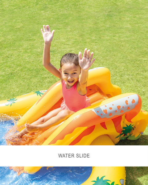 Intex Dinosaur Inflatable Play Center With Slide 249x191x109cm