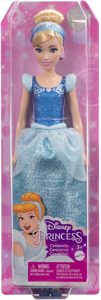 Disney Princess Cinderella Doll With Sparkling Fashion & Accessories, Inspired By Disney Movie