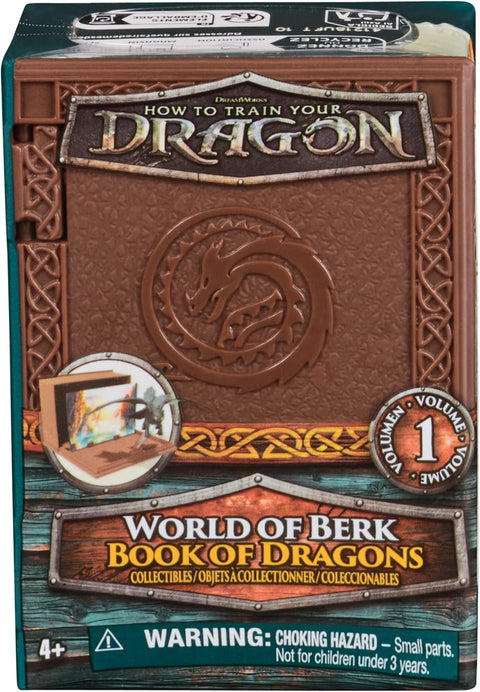 Dreamworks Dragons, How to Train Your Dragon, World of Berk: Book of Dragons, Collectible Dragon & Card with Display Stand