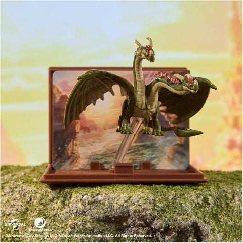 Dreamworks Dragons, How to Train Your Dragon, World of Berk: Book of Dragons, Collectible Dragon & Card with Display Stand