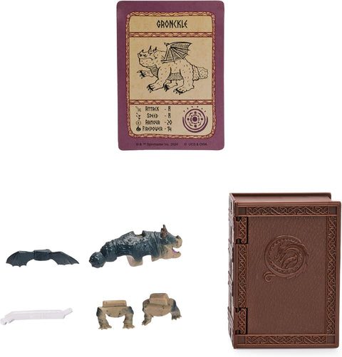 Dreamworks Dragons, How to Train Your Dragon, World of Berk: Book of Dragons, Collectible Dragon & Card with Display Stand