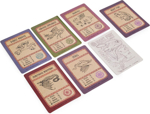 Dreamworks Dragons, How to Train Your Dragon, World of Berk: Book of Dragons, Collectible Dragon & Card with Display Stand