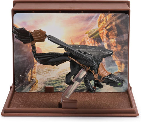 Dreamworks Dragons, How to Train Your Dragon, World of Berk: Book of Dragons, Collectible Dragon & Card with Display Stand