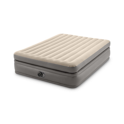 Intex Dura-Beam Comfort Elevated Air Mattress With Built-In-Pump 203x152x51cm