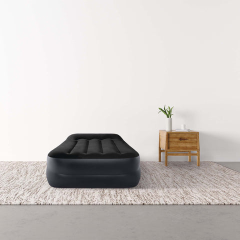 Intex Dura-Beam Pillow Rest Raised Air Mattress With Built-In Pump 191x99x42cm