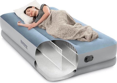 Intex Dura-Beam Plus Airbed With Fastfill USB Pump 191x99x36cm