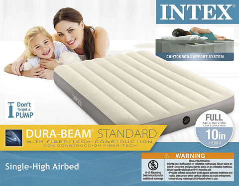 Intex Full Dura-Beam Standard Airbed 190x137x25cm