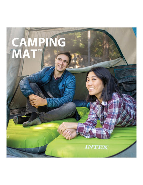 Intex Dura-Beam TrueAire Air Mattress With QuickFill USB Pump 191x76x17cm
