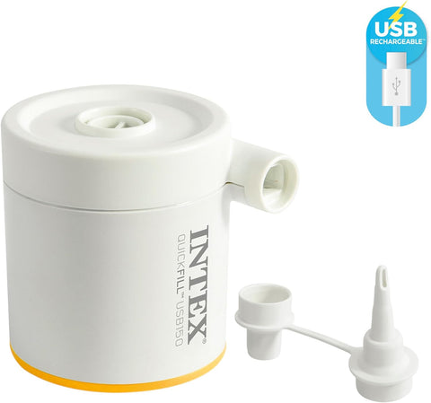 Intex Twin Dura-Beam TruAire Airbed With QuickFill USB Pump 191x99x22cm