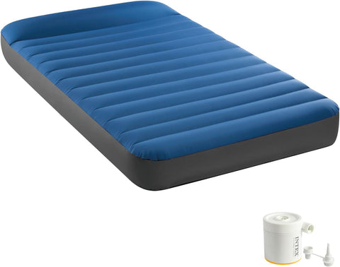 Intex Twin Dura-Beam TruAire Airbed With QuickFill USB Pump 191x99x22cm