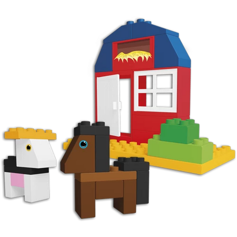 Unico Plus Farm Bricks 40 Pieces