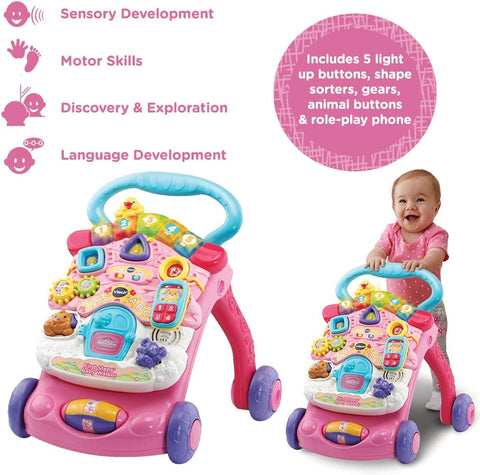 VTech First Step Baby Walker Pink