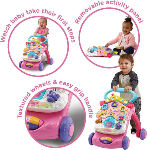 VTech First Step Baby Walker Pink
