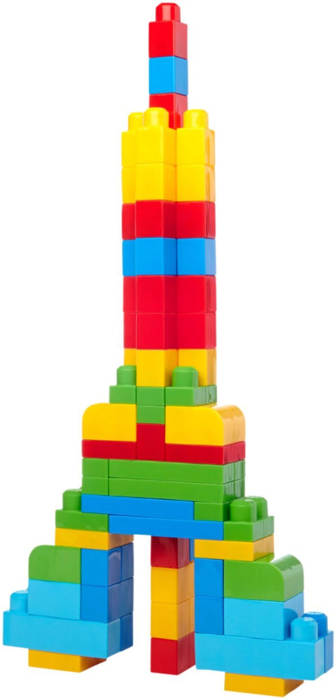 Mega Bloks First Big Building Bag Classic Blue, 80 Pieces