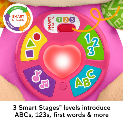 Fisher-Price Laugh & Learn Smart Stages Puppy Plush Pink