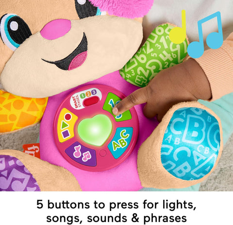 Fisher-Price Laugh & Learn Smart Stages Puppy Plush Pink