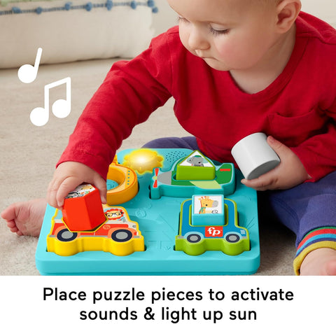 Fisher-Price Shapes & Sounds Vehicle Puzzle