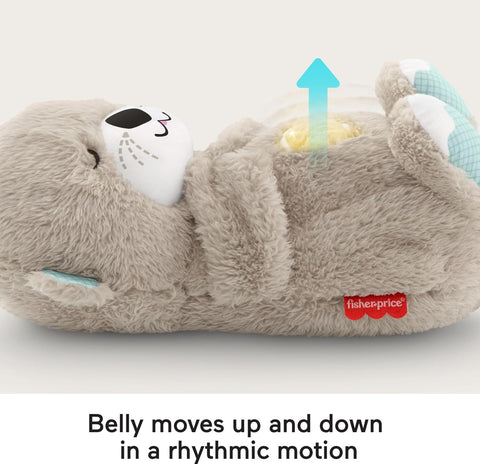 Fisher-Price Soothe'n Snuggle Otter Plush Sound Machine With Breathing Motion