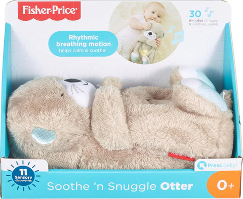 Fisher-Price Soothe'n Snuggle Otter Plush Sound Machine With Breathing Motion