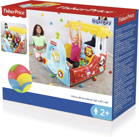 Bestway Fisher-Price Train Ball Pit 132x94x89cm