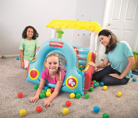 Bestway Fisher-Price Train Ball Pit 132x94x89cm