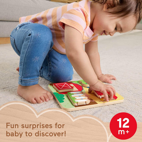 Fisher-Price Wooden Farm Animal Board