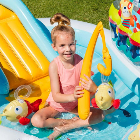 Intex Fishing Fun Play Center with Slide 218x188x99cm