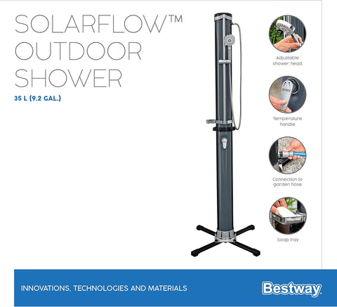 Bestway FlowClear SolarFlow Outdoor Shower 35 Liters