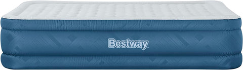 Bestway Fortech Snugable Top Queen Airbed With Built-in AC Pump 203x152x46cm