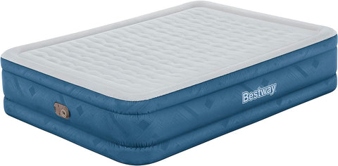 Bestway Fortech Snugable Top Queen Airbed With Built-in AC Pump 203x152x46cm