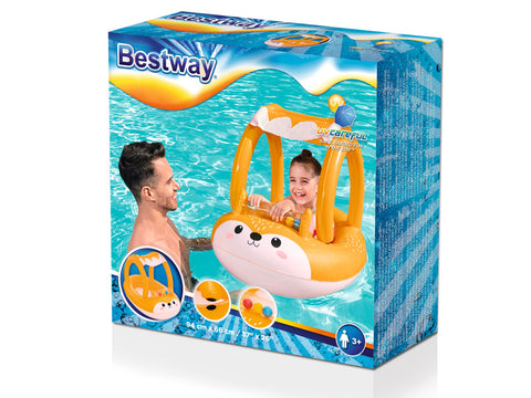 Bestway Friendly Fox Shaded Baby Boat 94x66cm