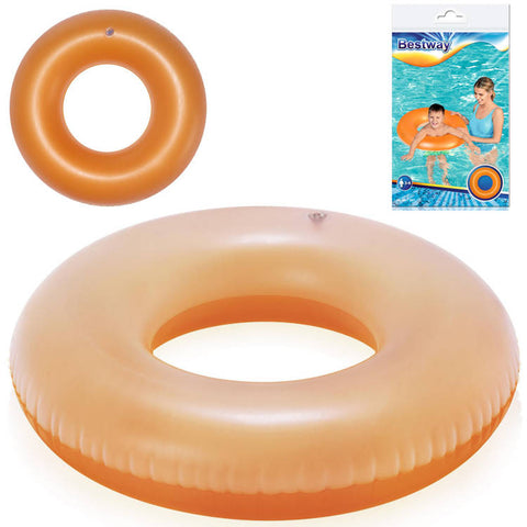 Bestway Frosted Neon Swim Tube 76cm