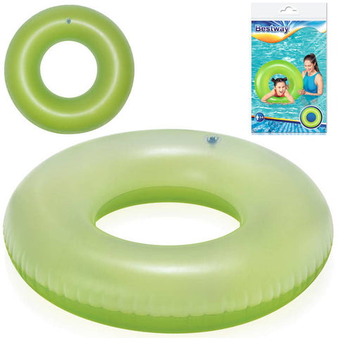 Bestway Frosted Neon Swim Tube 76cm