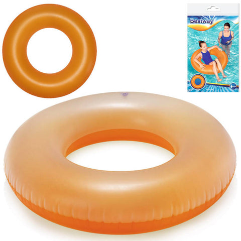 Bestway Frosted Neon Swim Tube 91cm