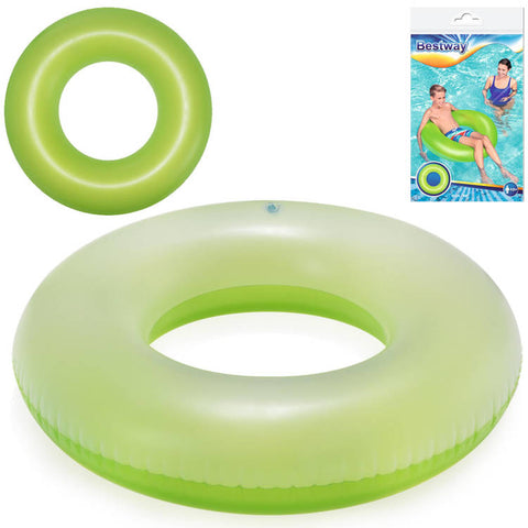 Bestway Frosted Neon Swim Tube 91cm