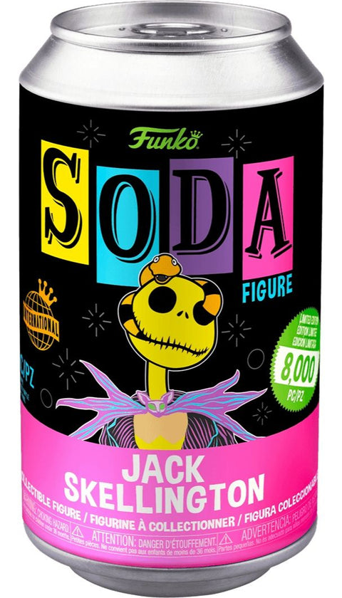 Funko Pop! Vinyl SODA The Nightmare Before Christmas Jack Skellington with Snake W/ Chase