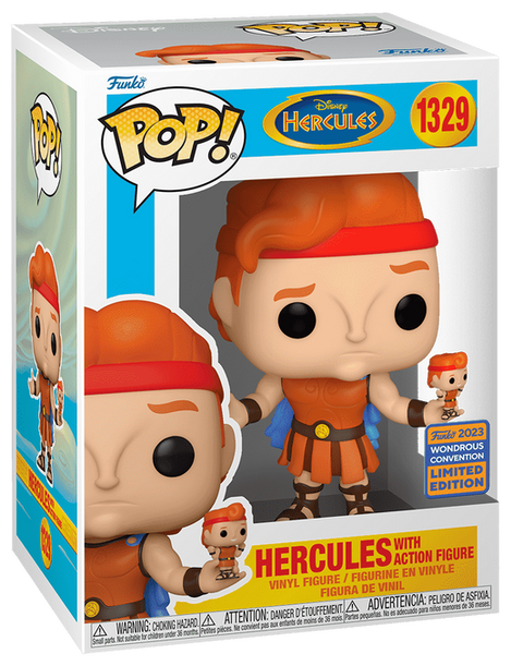 Funko Pop! Disney Ηercules With Action Figure