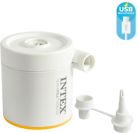 Intex Full Dura-Beam TruAire Airbed With QuickFill USB Pump 191x137x22cm
