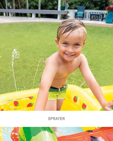 Intex Fun 'N Fruity Inflatable Play Center with Slide 244x191x91cm