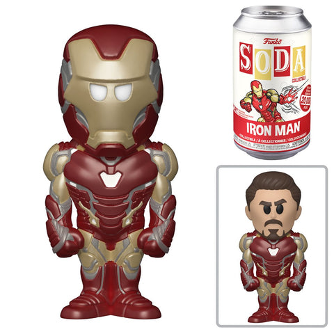 Funko Pop! Vinyl SODA Marvel Avengers Endgame Iron Man W/ Chase