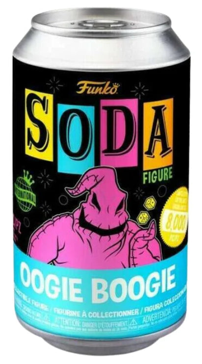 Funko Pop! Vinyl SODA The Nightmare Before Christmas Oogie Boogie (Black Light) W/ Chase
