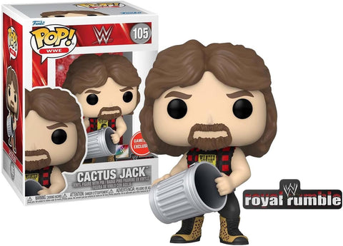 Funko Pop & Pin WWE Cactus Jack with Trash Can